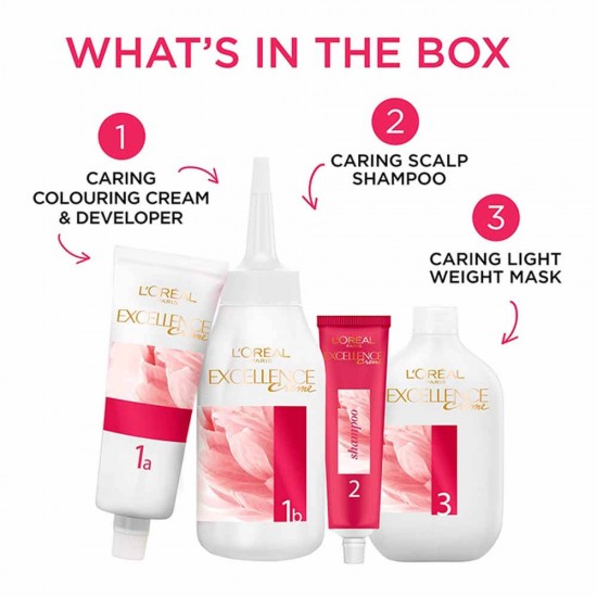 Vopsea de Par Permanenta L'OREAL Paris Excellence Creme 7.1, Blond Cenusiu Inchis, 192 ml, Cu Amoniac, Vopsea de Par, Vopsea de Par Permanenta, Vopsea de Par L'OREAL, Vopsea de Par L'OREAL Paris Excellence, Vopsea Permanenta L'OREAL