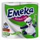 Prosoape de Hartie EMEKA White, 3 Straturi, 2 Role/Set, Prosoape de Hartie, Prosoape Absorbante Hartie, Prosoape EMEKA, Role Prosoape de Hartie, Rola Servetele, Role Servetele Bucatarie