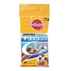 Sticks pentru Caini de Talie Mica, Pedigree, DentaStix Daily Oral Care, 45 g, 3 Buc, Pedigree Sticks pentru Caini de Talie Mica, Sticks DentaStix Pedigree, DentaStix Caini, Recompense DentaStix
