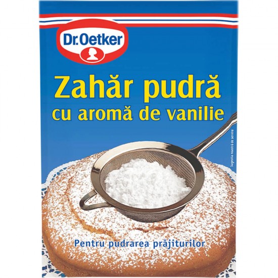 Zahar Pudra cu Aroma de Vanilie Dr.Oetker, 80g, Zahar, Zahar Pudra, Zahar Vanilat, Zahar cu Aroma, Zahar Pudra cu Aroma, Zahar cu Vanilie, Zahar cu Vanilie Dr.Oetker, Zahar Pudra la Plic, Zahar Pudra Decor, Zahar Pudra pentru Decor