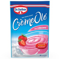 Creme Desert Ole Dr. Oetker, 75 g, Aroma Capsuni, Creme pentru Desert Dr Oetker cu Capsuni, Creme Ole cu Capsuni pentru Desert, Praf pentru Desert Dr Oetker, Praf pentru Creme, Mixuri pentru Creme, Praf pentru Budinca