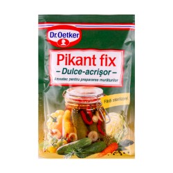 Pikant Fix Dulce Acrisor DR. OETKER, Ideal pentru Muraturi, 100 g, Conservant, Conservant pentru Muraturi, Conservant Dulce Acrisor, Pikant Fix pentru Muraturi, Conservant de Muraturi, Conservant de Muraturi Dulce Acrisor, Pikant Fix Dr. Oetker
