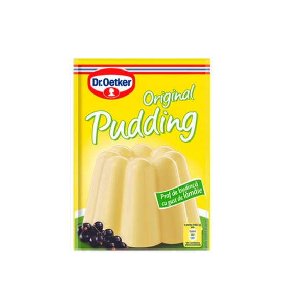 Praf de Budinca cu Gust de Lamaie Dr. Oetker, 40 g, Praf pentru Budinca, Mix pentru Budinca, Mix de Budinca, Budinca Instant, Budinca de Lamaie, Amestec pentru Budinca, Budinca Dr Oetker, Praf Budinca de Lamaie