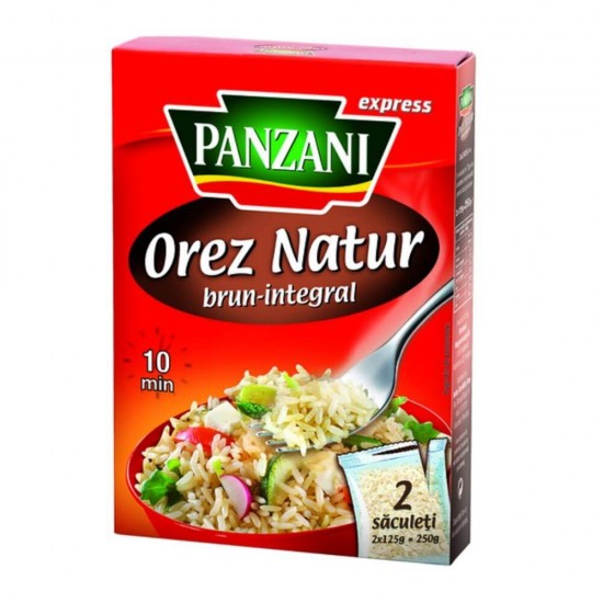 Orez Natur Brun Integral Panzani, 250 g, Panzani Orez 250 g, Orez Natur Panzani, Orez Natur pentru Pilaf, Panzani Orez Special pentru Pilaf, Panzani Orez 250 g, Orez Natur Brun Integral
