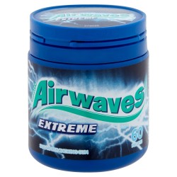 Guma de Mestecat Airwaves Extreme, 60 Buc, Guma pentru Mestecat, Guma Airwaves, Guma Mestecat, Guma Mentolata, Guma Aroma de Menta, Guma cu Menta si Eucalipt, Borcan Guma Airwaves, Guma de Mestecat la Borcan