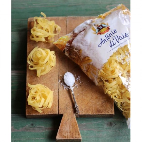 Paste Antonio Di Vaio Tagliatelle, 400g, Paste Grau, Paste Grau Dur, Paste Tagliatelle, Paste Antonio Di Vaio, Paste Dure, Paste din Grau, Paste Fainoase, Pasta Fainoasa, Pasta Antonio Di Vaio, Paste Tagliatelle, Tagliatelle din Grau Dur
