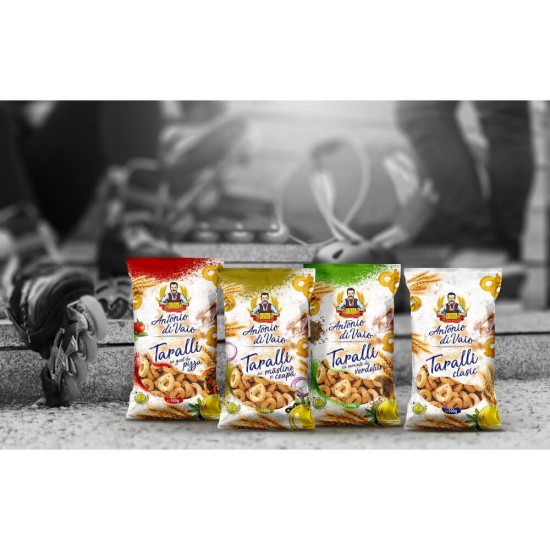 Covrigei Clasici Antonio Di Vaio Taralli, 100 g, Covrigi, Covrigi Clasici, Covrigi Antonio Di Vaio Taralli, Covrigi Mici, Covrigi cu Sare, Covrigi Crocanrti, Covrigi din Grau, Covrigi din Grau Clasici, Pungi cu Covrigi, Cogrivi Italienesti