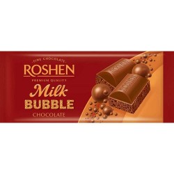 Ciocolata Aerata Roshen Milk Bubble, 80 g, Aroma Lapte, Ciocolate, Ciocolate Aerate, Roshen Ciocolata Aerata cu Lapte, Ciocolate Aerate Roshen cu Lapte, Dulciuri, Tablete Ciocolata, Roshen Milk Bubble Ciocolata Aroma Lapte, Ciocolata Roshen Bubble
