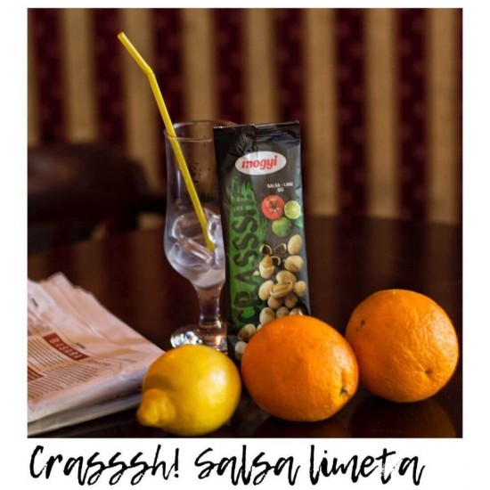 Alune in Aluat, Salsa si Lime, Mogyi Crasssh, 60 g, Mogyi Alune Prajite in Aluat cu Gust de Salsa si Lime, Arahide Prajite in Aluat cu Aroma de Salsa si Lime Mogyi, Alune in Aluat Mogyi, Alune Prajite in Aluat Mogyi Crasssh