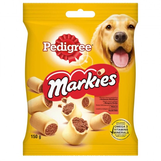 Recompense pentru Caini, Pedigree Markies, 150 g, Recompense Uscate Pedigree, Pedigree Gustari, Gustari Markies Pedigree, Recompense Markies 150 g, Biscuiti Pedigree, Biscuiti Markies,  Biscuiti pentru Caini, Biscuiti pentru Catei