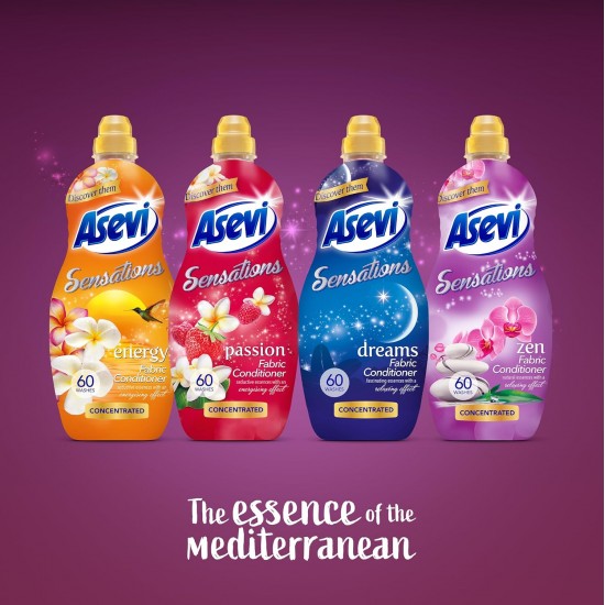 Asevi Balsam Rufe Sensations Dreams 60 Spalari, 1.44 Litri