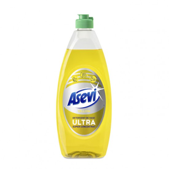 Detergent De Vase Asevi Ultra Yellow, 650 Ml