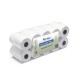 Set 10 Role Termice ROLLIS, Dimensiune 57mm x 12m, Tipar 1 Culoare, Hartie Termica 48 g/m² fara Bisfenol A (BPA), Tub 12 mm