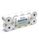 Set 10 Role Termice ROLLIS, Dimensiune 80mm x 15m, Tipar 1 Culoare, Hartie Termica 48 g/m² fara Bisfenol A (BPA), Tub 12 mm