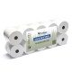 Set 10 Role Termice ROLLIS, Dimensiune 80mm x 40m, Tipar 1 Culoare, Hartie Termica 48 g/m² fara Bisfenol A (BPA), Tub 12 mm