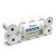 Set 8 Role Termice ROLLIS, Dimensiune 80mm x 80m, Tipar 1 Culoare, Hartie Termica 48 g/m² fara Bisfenol A (BPA), Tub 12 mm