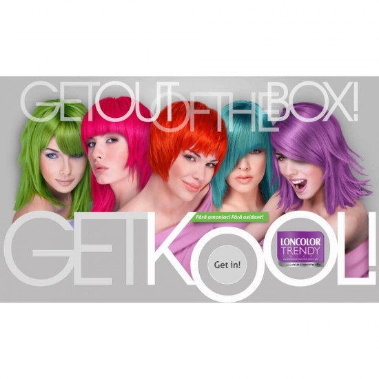 Vopsea de Par Semipermaneta, LONCOLOR Trendy Colors Rock Violin V3, Fara Amoniac, Violet, 50 ml, Vopsea Nuantatoare pentru Par, Vopsea de Par Semipermanenta Fara Amoniac, Vopsea de Par Semipermanenta, Vopsea de Par Violet LONCOLOR