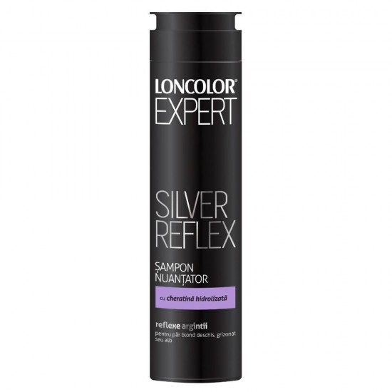 LONCOLOR Expert Sampon Nuantator Silver Reflex, 250 ml, Sampon Nuantator LONCOLOR, Sampon LONCOLOR Pentru Par Argintiu, Sampon Pentru Par Argintiu, Sampon LONCOLOR Silver Reflex, Sampon LONCOLOR Expert, LONCOLOR Silver Reflex, Sampon Nuantator Argintiu