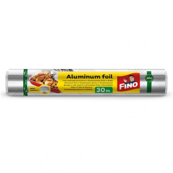 Folie de Aluminiu Embosata Fino, 30 m, Folie Aluminiu, Folie de Aluminiu pentru Alimente, Folie Embosata de Aluminiu, Folie Aluminiu Fino, Folie Aluminiu 30m, Folie din Aluminiu pentru Alimente, Folie de Aluminiu Rezistenta la Caldura