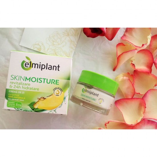 Crema Hidratanta de Zi Elmiplant Skin Moisture 25+, 50 ml, Crema, Crema de Zi Crema Hidratanta, Crema de Fata, Crema pentru Fata, Crema de Zi pentru Fata