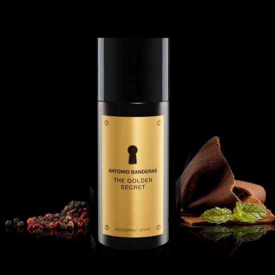 Deodorant Spray Barbati Antonio Banderas The Golden Secret, 150 ml, Spray Deodorant, Deodorant Tip Spray, Deodorant Spray Barbati, Deodorant Spray Antonio Banderas, Deodorante Antonio Banderas, Deodorante Spray, Deodorant Barbati