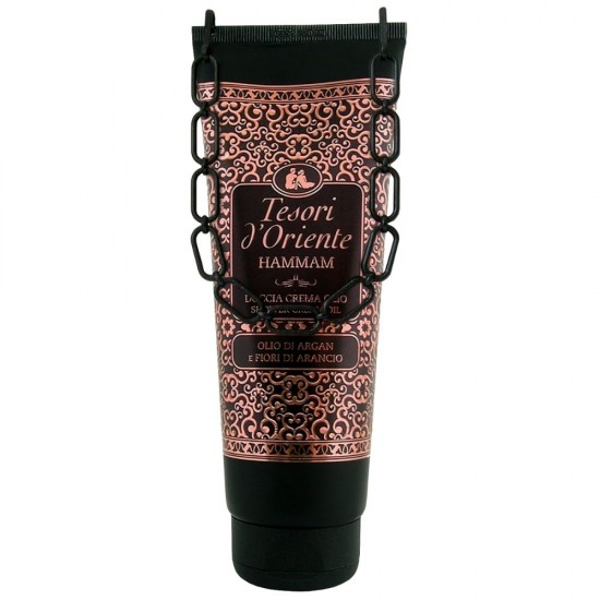 Gel de Dus Crema Tesori d'Oriente Hammam, 250 ml, pentru Femei, cu Ulei de Argan si Flori de Portocal, Gel de Dus Hidratant, Gel de Dus Pentru Femei, Gel de Corp, Gel pentru Dus, Gel de Dus Crema, Gel pentru Dus Crema, Gel de Dus Tesori d'Oriente