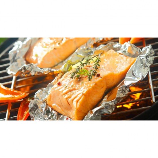 Folie de Aluminiu FINO pentru gratar, 8 m, Folie Aluminiu, Folie de Aluminiu, Folie de Aluminiu pentru Grill, Folie Aluminiu Fino, Folie Aluminiu 8 m, Folie din Aluminiu pentru Gratar, Folie de Aluminiu Rezistenta la Caldura