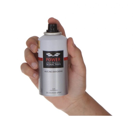 Spray Deodorant Antonio Banderas Power of Seduction, 150 ml, Deodorant Barbati Antonio Banderas, Deodorante Spray David Antonio Banderas Power of Seduction, Deodorante si Antiperspirante Barbati Antonio Banderas