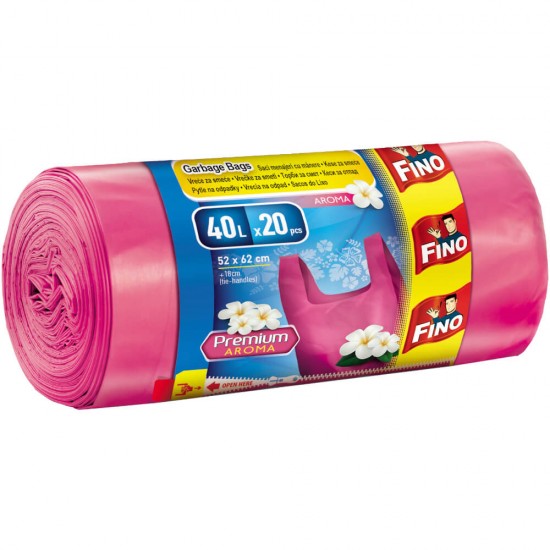 Saci Menajeri Fino Premium, 40L, 20Buc/Set, Roz, Saci, Saci Menaj Roz, Saci Menajeri, Saci Fino, Saci Menajeri Fino, Saci de Gunoi, Saci pentru Gunoi, Saci de Gunoi Fino, Saci de Menaj, Saci pentru Menaj, Saci de Menaj Fino