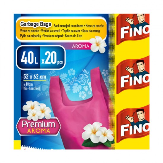 Saci Menajeri Fino Premium, 40L, 20Buc/Set, Roz, Saci, Saci Menaj Roz, Saci Menajeri, Saci Fino, Saci Menajeri Fino, Saci de Gunoi, Saci pentru Gunoi, Saci de Gunoi Fino, Saci de Menaj, Saci pentru Menaj, Saci de Menaj Fino