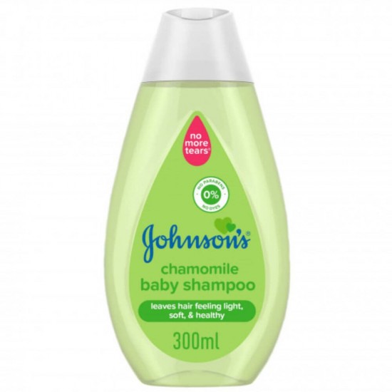 Sampon Johnson's Baby Camomila, 300 ml, cu Extract de Musetel, Sampon pentru Bebelusi, Sampon Ingrijire Bebelusi, Sampon de Bebelusi, Sampon pentru Par Sensibil, Produse Ingrijire Bebelusi, Produse Igiena Bebelusi