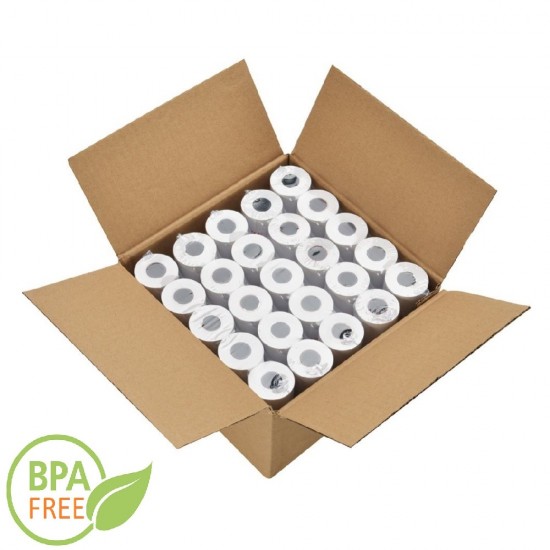 Set 270 Role Termice ROLLIS pentru Noile Case de Marcat 57mm x 18m - Hartie Termica Casa de Marcat si Aparate Fiscale, Role Termice fara Bisfenol A (BPA)