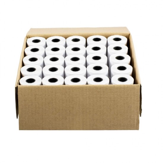 Set 110 Role Termice ROLLIS pentru Casa de Marcat 80mm x 40m - Hartie Termica Aparate Fiscale si Case de Marcat