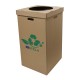 Cos Carton Rtc, Colectare Selectiva Sticla, 400 X 400 X 795 Mm