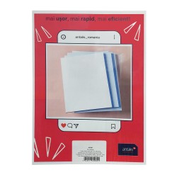 Carton Fildes Ultra-alb Embosare Fina Tip Panza, A4, 200 G/mp, 50 Coli/top