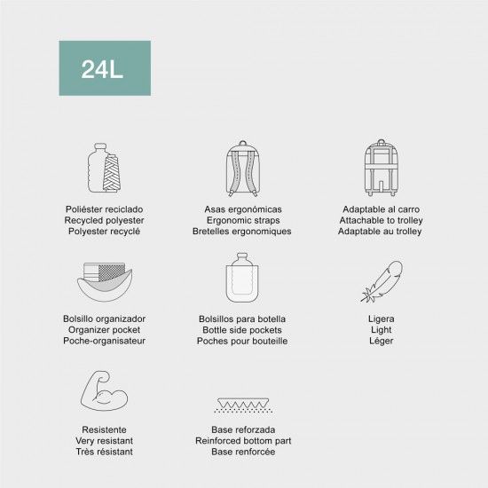 Ghiozdan Agatha Ruis De La Prada, 400 X 280 X 160 Mm, 2 Compartimente, Flower