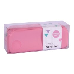 Penar Apli Nordik, 185x75x55 Mm, 1 Compartiment, Finisaj Silicon, Roz