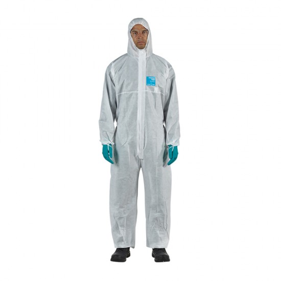 Combinezon Ansell Alphatec 1500 Model 111 Alb Tip Marime 3xl