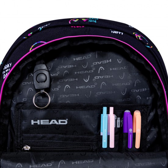 Ghiozdan Astra Head Ab300, Smile Sparkle Shine, 42x30x19 Cm, 3 Compartimente