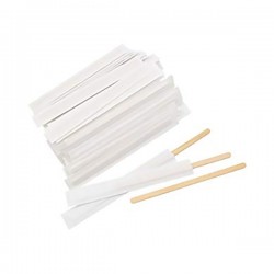 Paletine din lemn, pentru cafea, ambalaj individual, 14 cm, 500 bucati/set