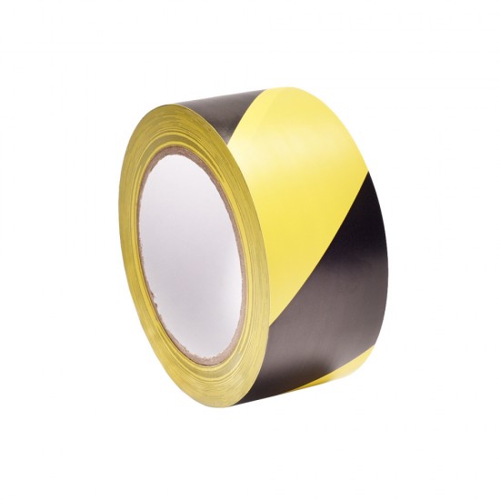 Banda De Marcare Bedax, 50 Mm X 33 M, Galben Si Negru