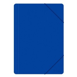 Mapa din plastic cu elastic, Memoris Precious, albastru