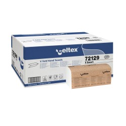 Prosoape Pliate V Smart Albe, 2 Straturi, 25x22 Cm