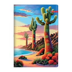 Caiet A5 Capsat, 52 File Matematica, 80g/mp, Coperta Carton