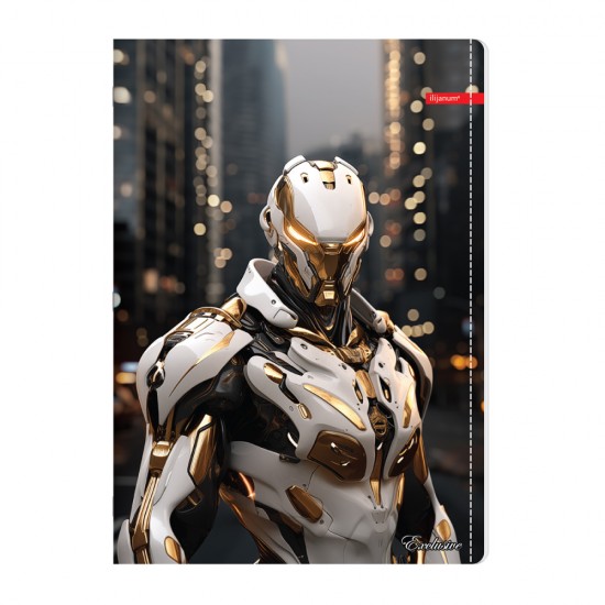 Caiet A4 Capsat, 52 File Dictando, 80g/mp, Coperta Carton