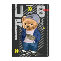 Caiet A4 Capsat, 52 File Velin, 80g/mp, Coperta Carton