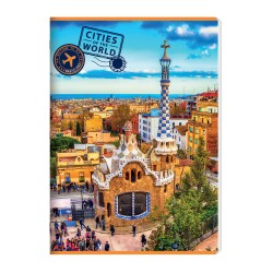 Caiet A4 Capsat, 52 File Dictando, 70g/mp, Design Orase