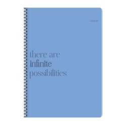 Caiet A4 Cu Spira, 120 File Dictando, 80g/mp, Coperta Carton