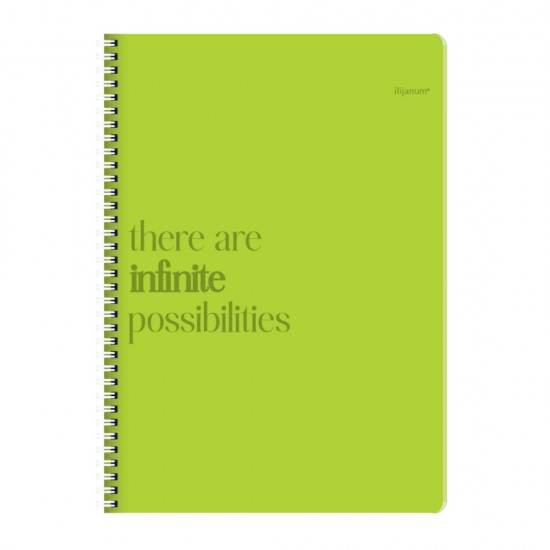 Caiet A5 Cu Spira, 120 File Matematica, 80g/mp, Coperta Carton