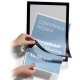 Display magnetic Durable Duraframe, A4, negru, 2 bucati/set
